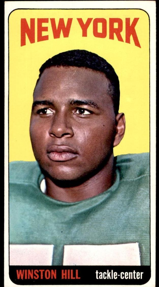 1965 Topps Football Winston Hill #116 PSA 8