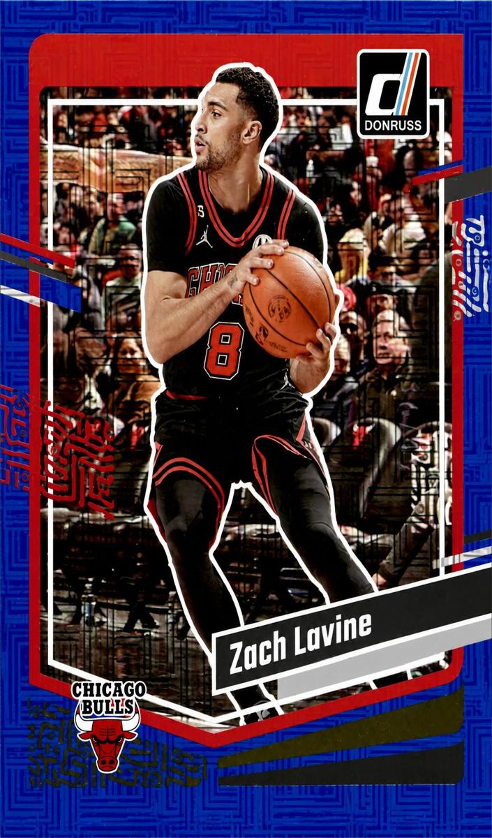 2023 Panini Donruss Basketball Choice Blue Zach LaVine #28