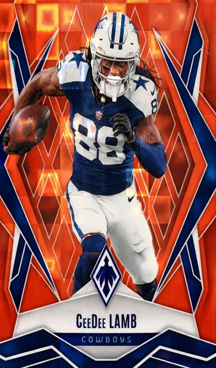 2025 Panini Phoenix Football Orange Pandora CeeDee Lamb #125