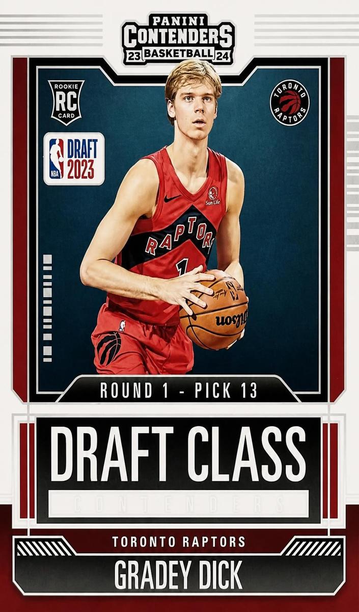 2023 Panini Contenders Basketball Gradey Dick #7