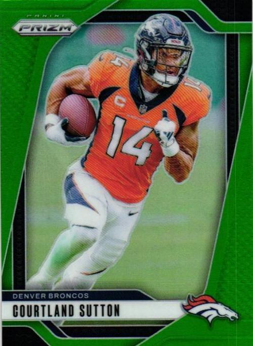 2024 Panini Prizm Football Green Courtland Sutton #86