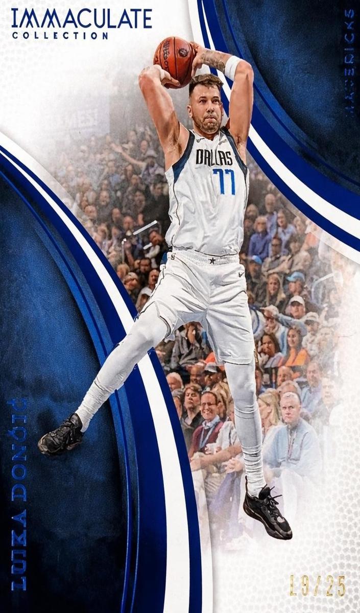 2024 Panini Immaculate Collection Basketball Blue Luka Doncic #84