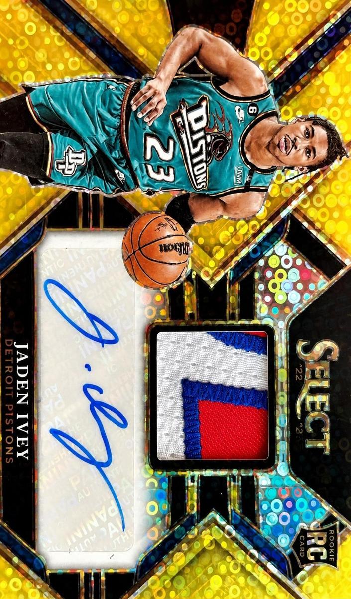 2022 Panini Select Basketball Gold Disco Jaden Ivey #RJA-JIV