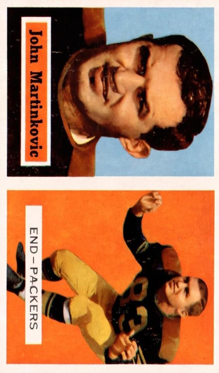 1957 Topps Football John Martinkovic #142 PSA 7
