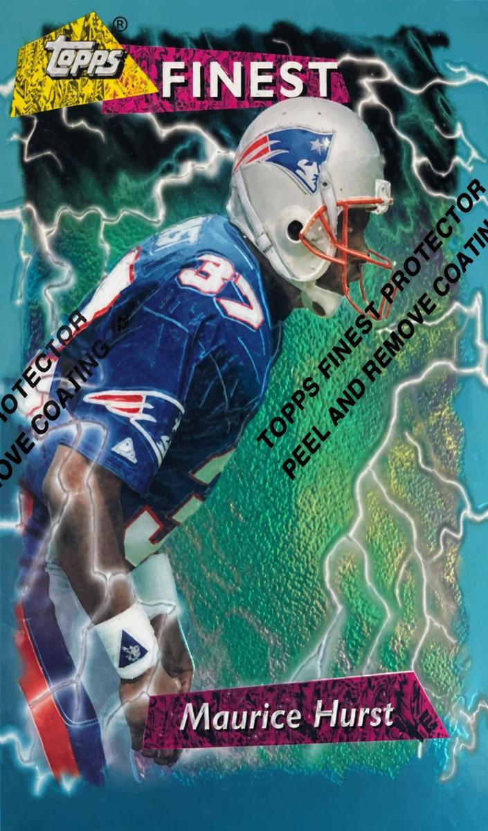1995 Topps Finest Football Refractor Maurice Hurst #116