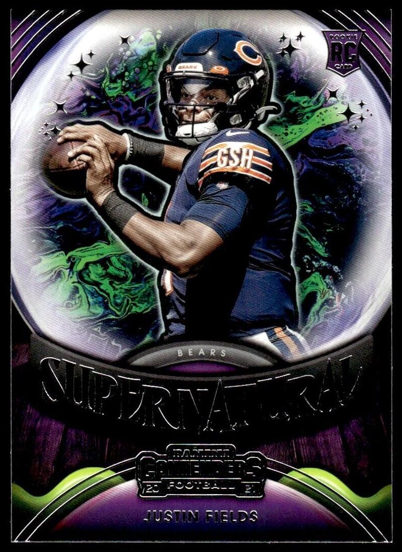 2021 Panini Contenders Football Justin Fields #SN-JFI