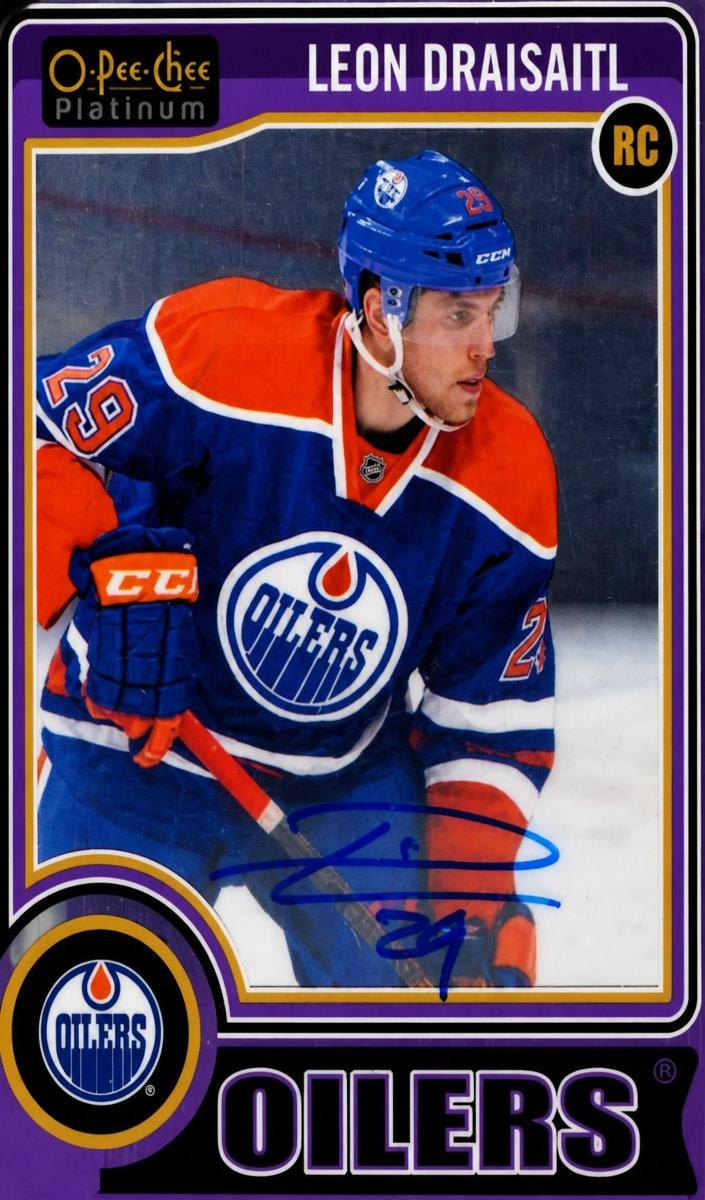 2014 O-Pee-Chee Platinum Hockey Leon Draisaitl #159 BGS 9
