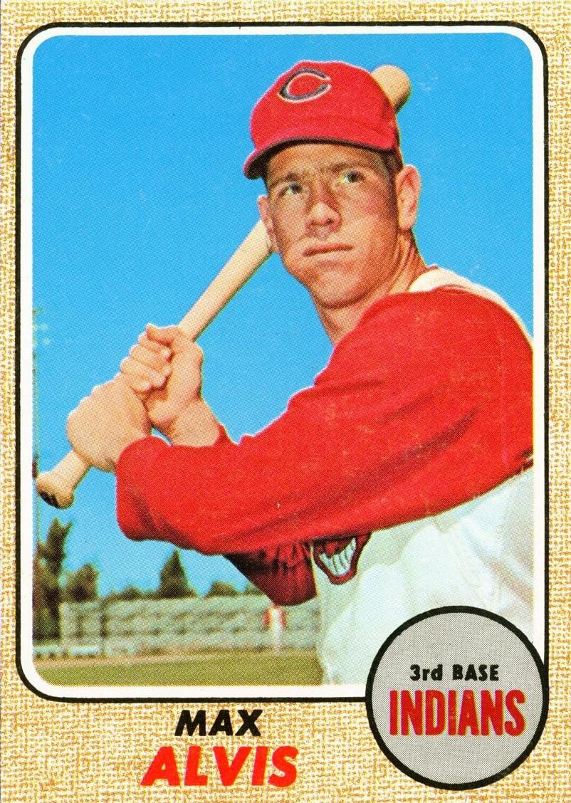 1968 Topps Baseball Max Alvis #340 PSA 9