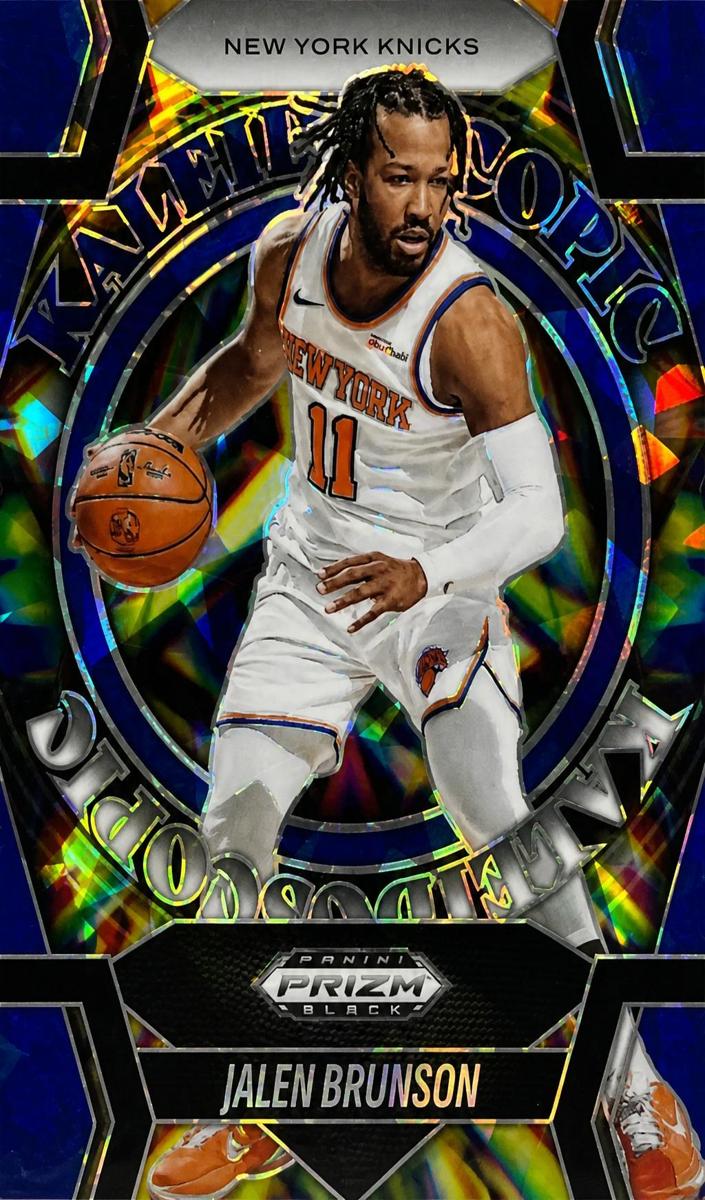 2024 Panini Prizm Black Basketball Blue Ice Jalen Brunson #13