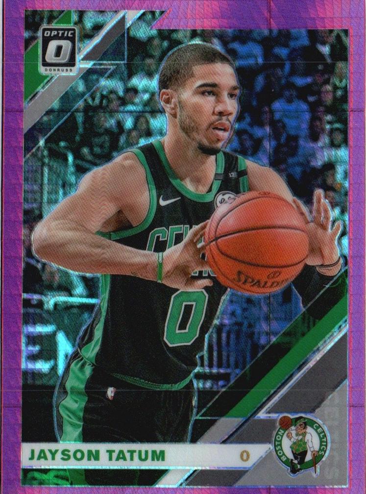 2019 Donruss Optic Basketball Hyper Pink Jayson Tatum #82 PSA 9