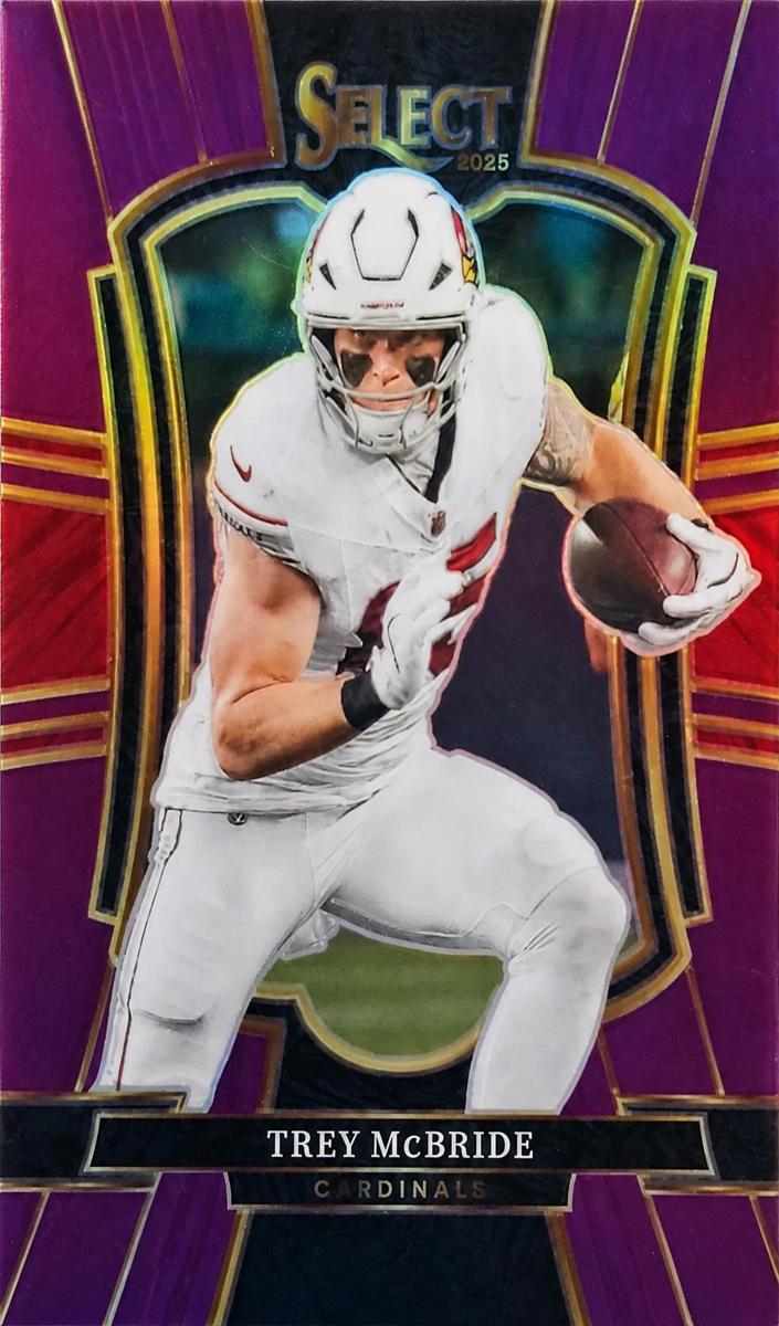 2025 Panini Select Football Purple Trey McBride #124
