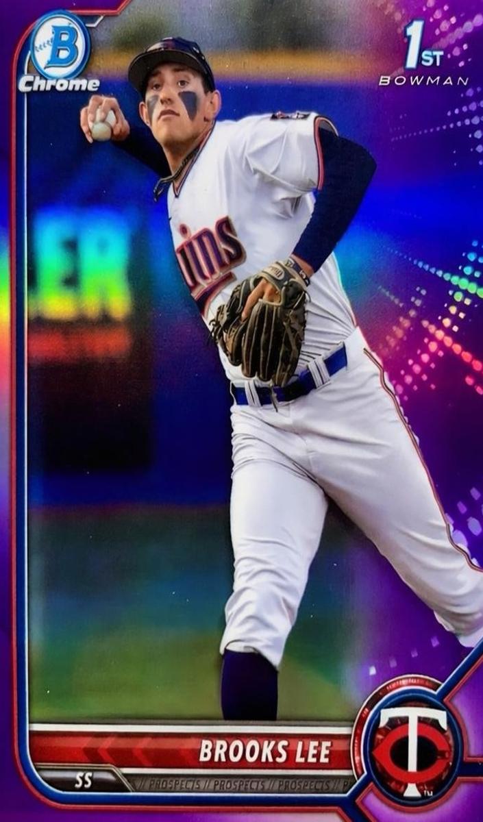 2022 Bowman Draft Baseball Purple Brooks Lee #BDC-153