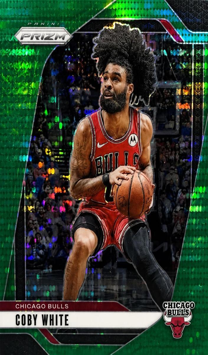 2024 Panini Prizm Basketball Green Pulsar Coby White #70