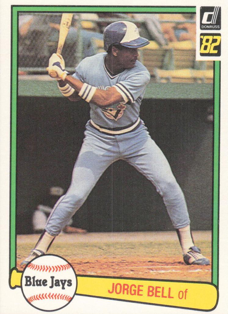 1982 Donruss Baseball Jorge Bell #54 RAW Ungraded