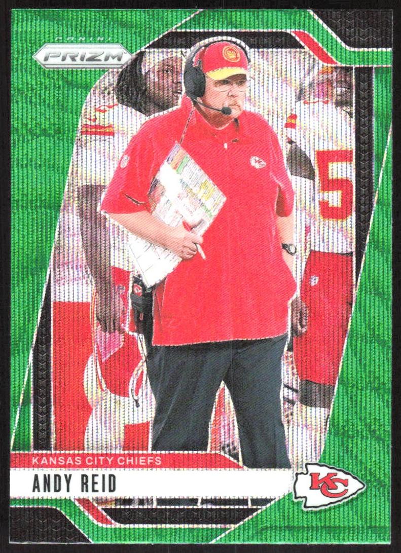 2024 Panini Prizm Football Green Wave Andy Reid #145