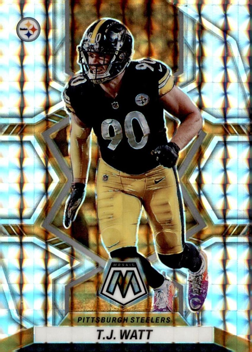 2022 Panini Mosaic Football Mosaic T.J. Watt #167