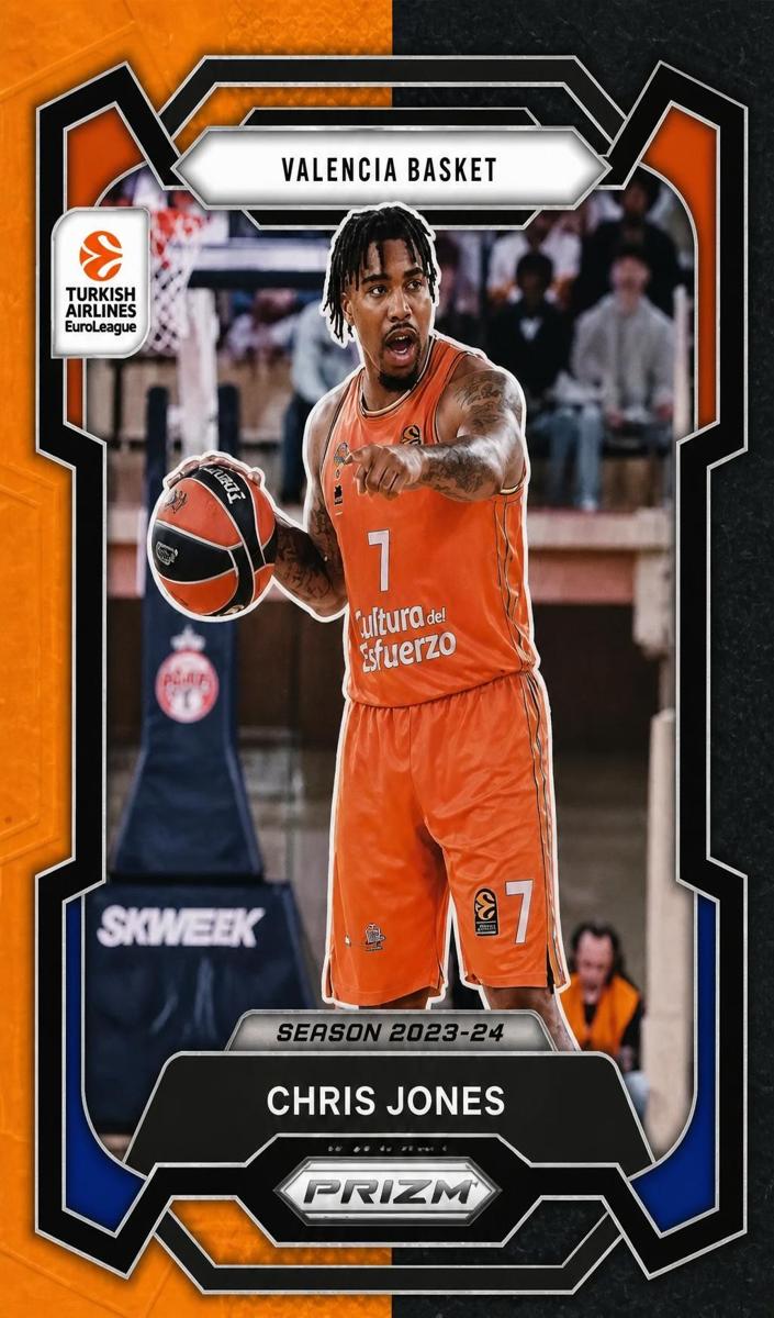 2023 Panini Prizm Turkish Airlines EuroLeague Basketball Chris Jones #132