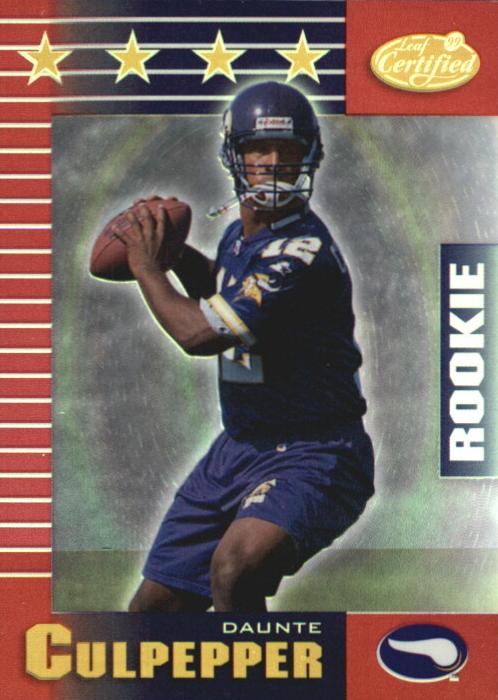 1999 Leaf Certified Football Mirror Red Daunte Culpepper #204