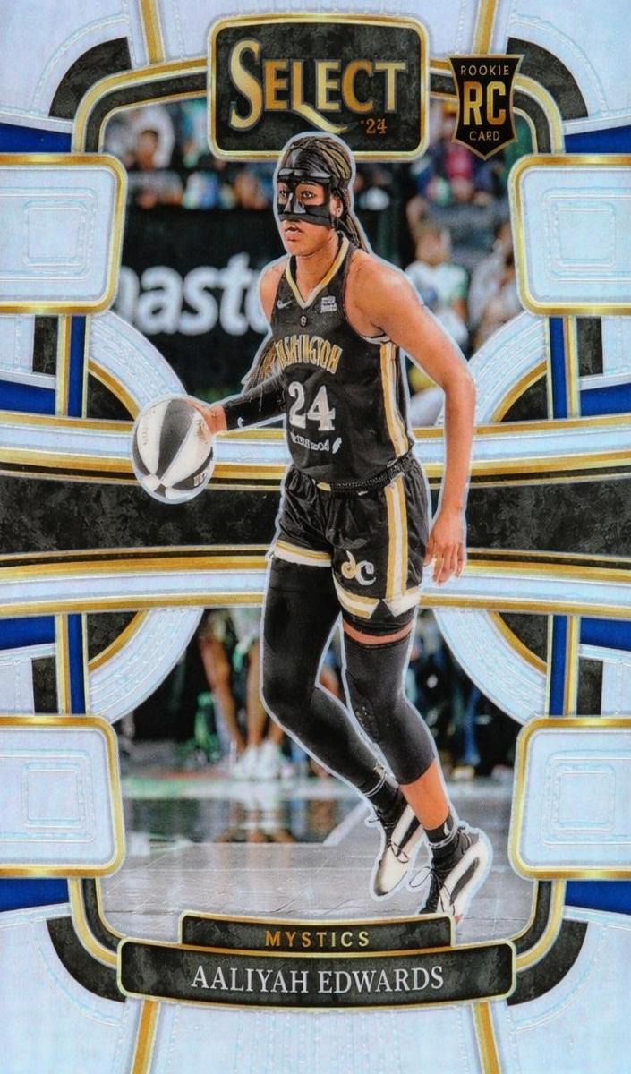 2024 Panini Select WNBA Basketball Silver Aaliyah Edwards #36