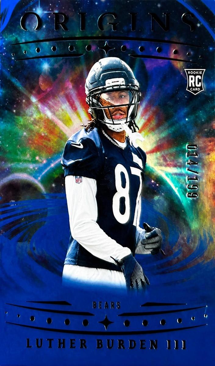 2025 Panini Origins Football Holo Blue Luther Burden III #147