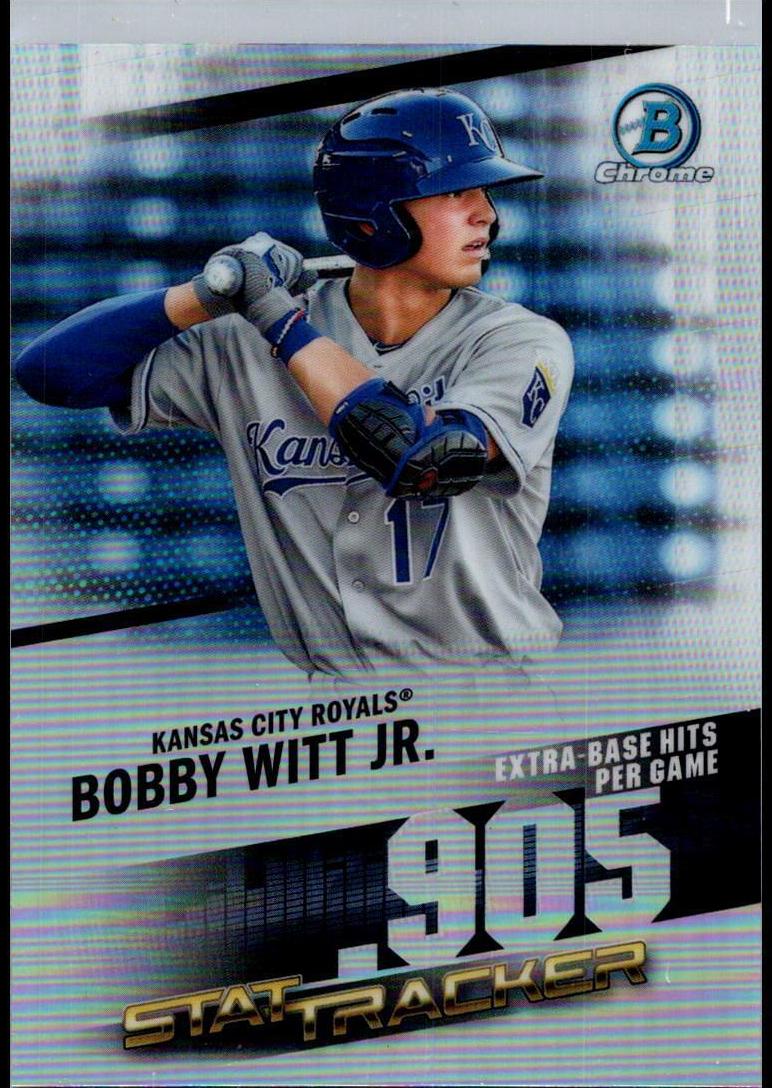 2020 Bowman Chrome Baseball Bobby Witt Jr. #ST-11 PSA 9