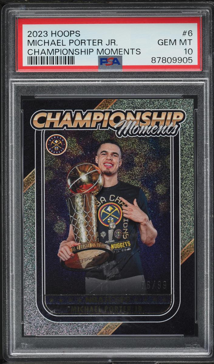 2023 Panini Hoops Basketball Michael Porter Jr. #6 PSA 10