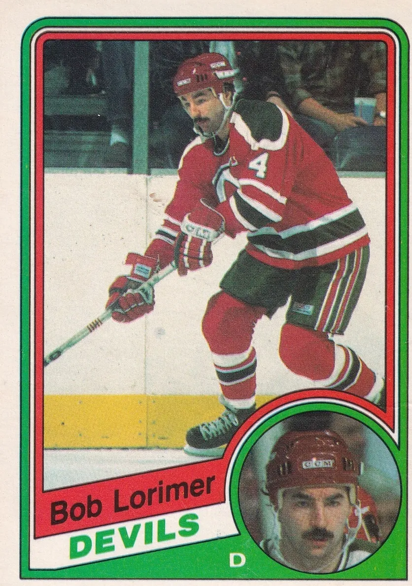 1984 O-Pee-Chee Hockey Bob Lorimer #114 PSA 9
