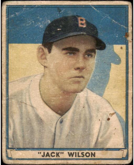 1941 Play Ball Baseball null Jack Wilson #29 PSA 6