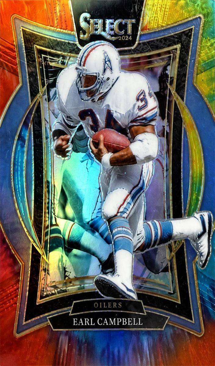 2024 Panini Select Football Tie-Dye Earl Campbell #54
