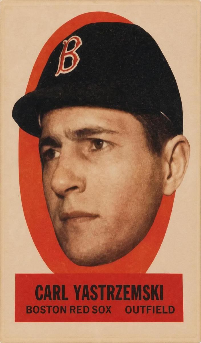 1963 Topps Baseball Blank Back Carl Yastrzemski #NNO SGC 5.5
