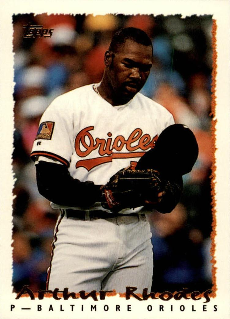 1995 Topps Baseball Arthur Rhodes #289
