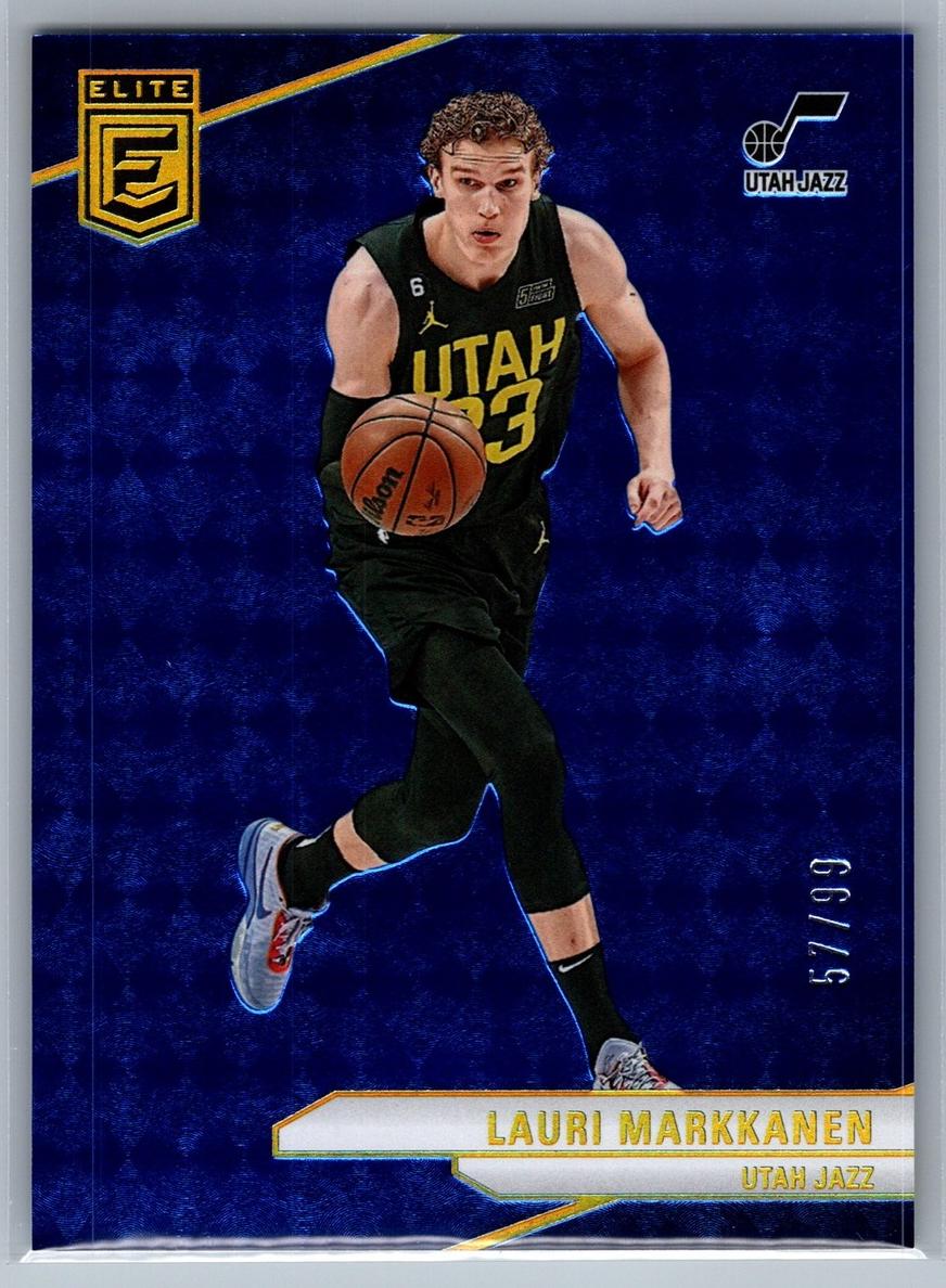 2023 Donruss Elite Basketball Blue Lauri Markkanen #15