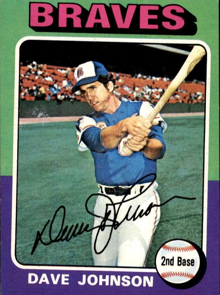 1975 Topps Baseball Dave Johnson #57 PSA 8