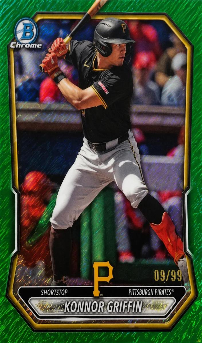 2026 Bowman Baseball Green Shimmer Refractor Konnor Griffin #BCP-92