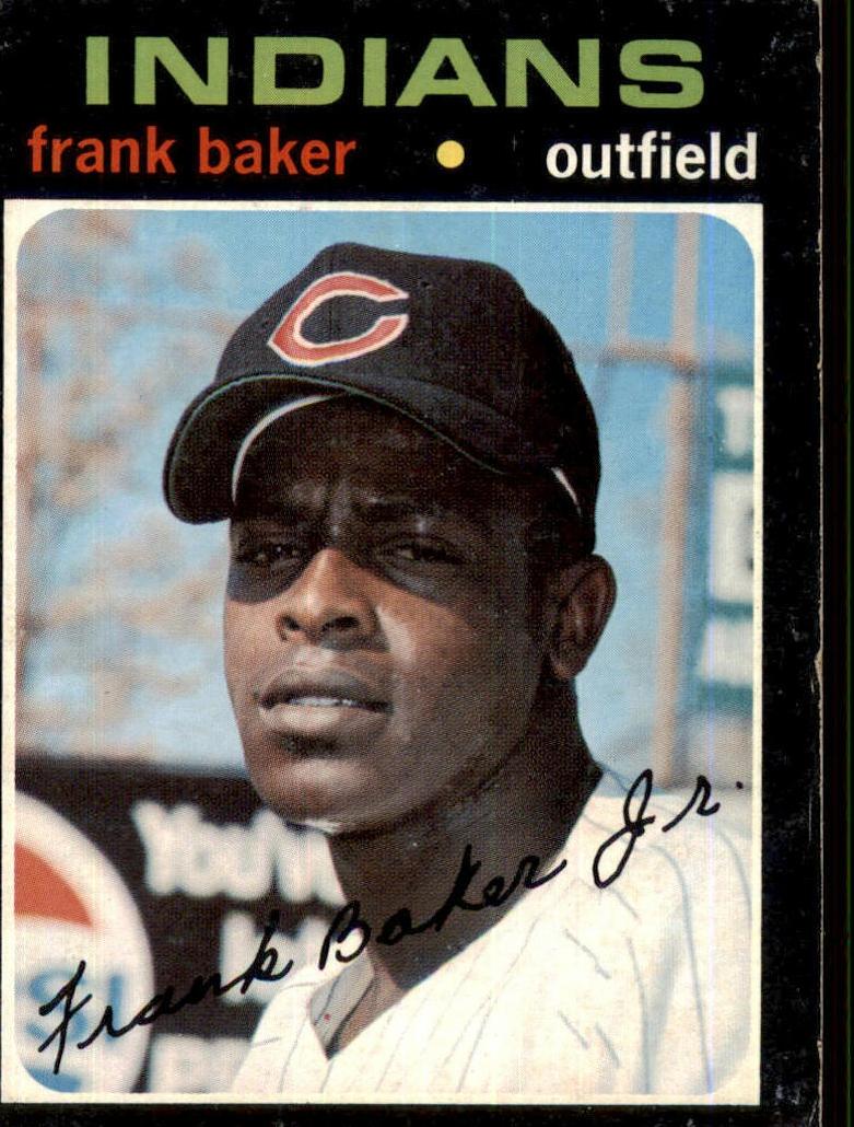 1971 Topps Baseball Frank Baker #689 PSA 7