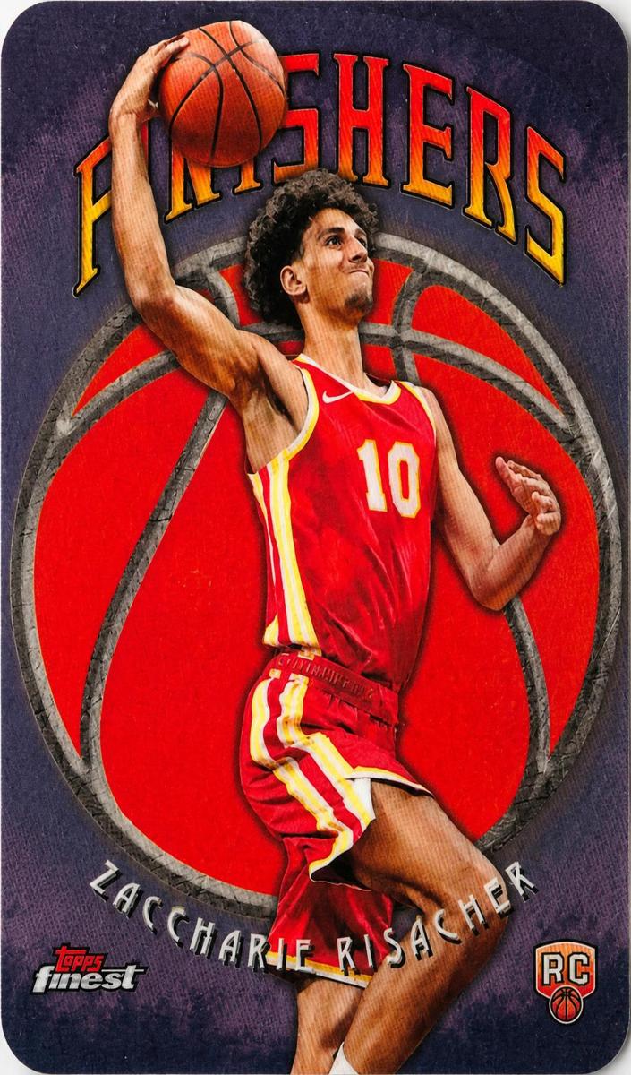 2024 Topps Finest Basketball Zaccharie Risacher #F-9