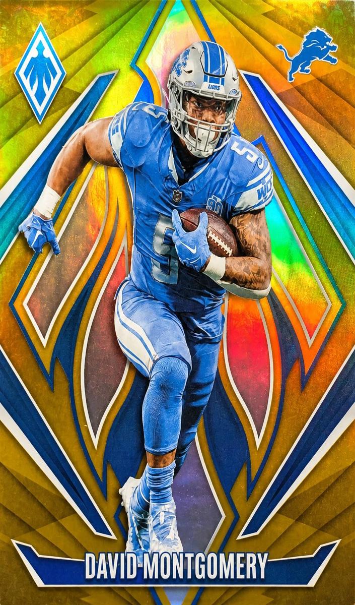 2024 Panini Phoenix Football Gold David Montgomery #37