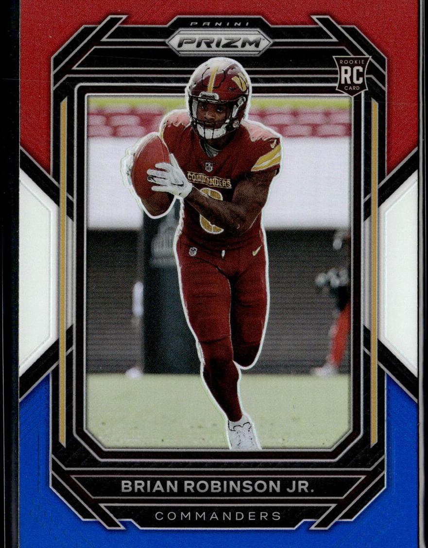 2022 Panini Prizm Football Red White Blue Prizm Brian Robinson Jr. #321 PSA 10