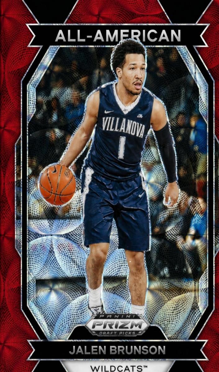 2024 Panini Prizm Draft Picks Basketball Red Scope Jalen Brunson #7