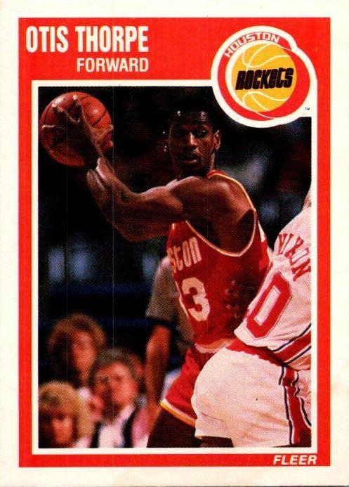 1989 Fleer Basketball Otis Thorpe #62
