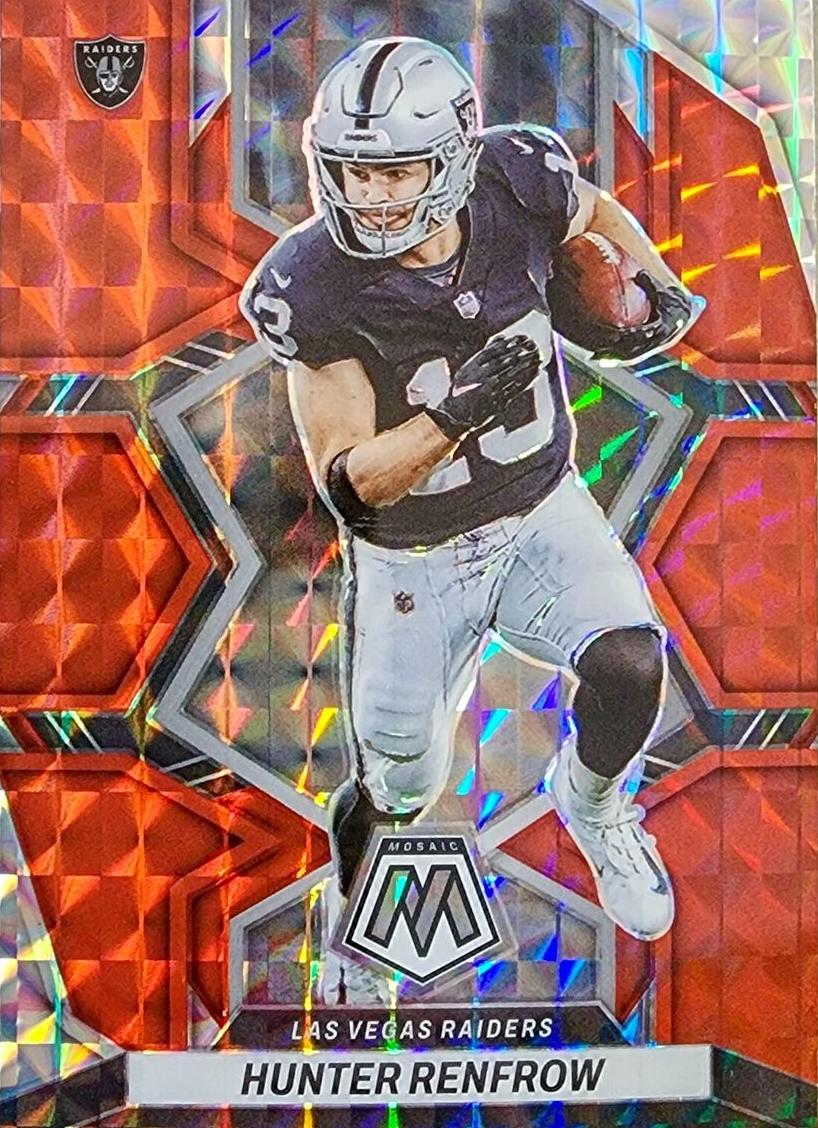 2022 Panini Mosaic Football Red Hunter Renfrow #118