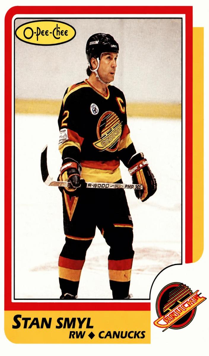1986 O-Pee-Chee Hockey Stan Smyl #50