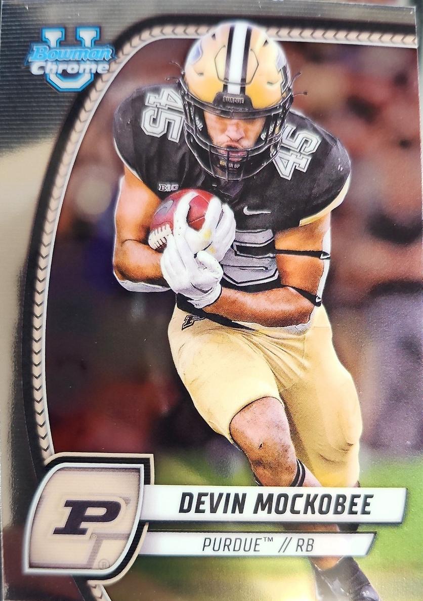2024 Bowman Chrome University Football Devin Mockobee #175