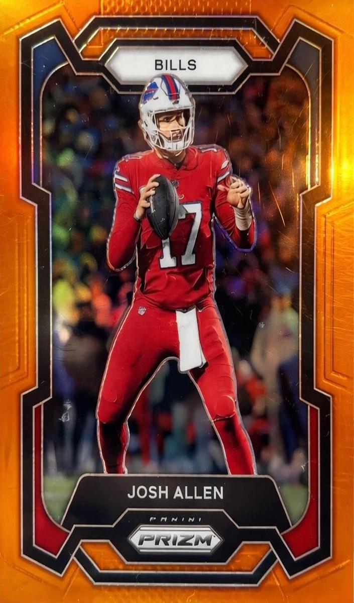 2023 Panini Prizm Football Orange Josh Allen #32