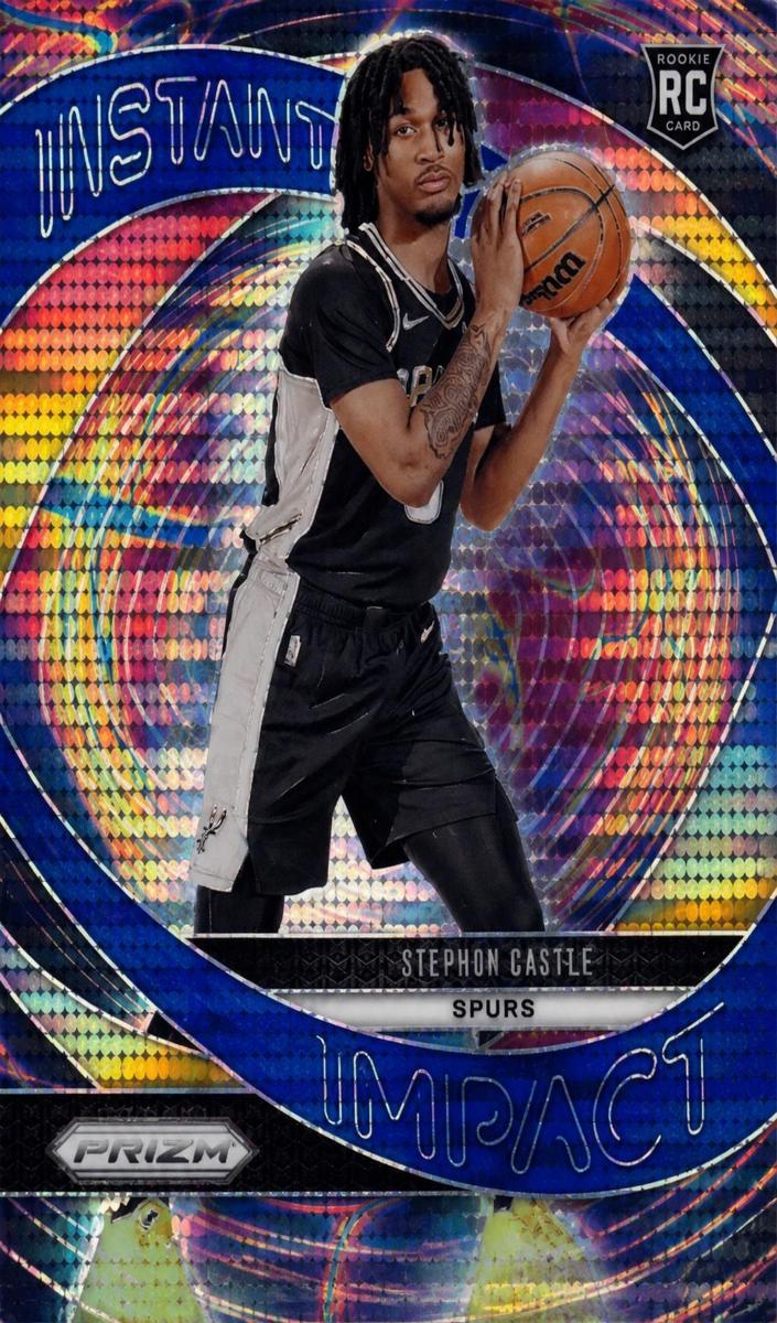 2024 Panini Prizm Basketball Blue Pulsar Stephon Castle #4