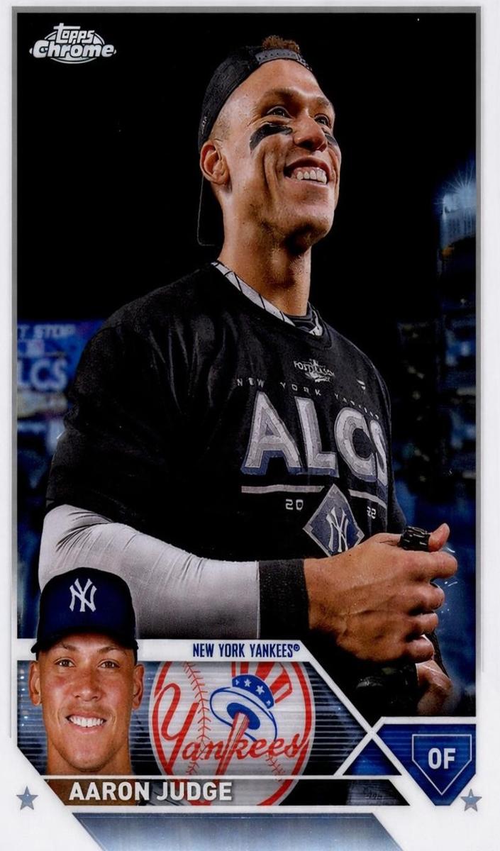 2023 Topps Chrome Baseball Aaron Judge #62
