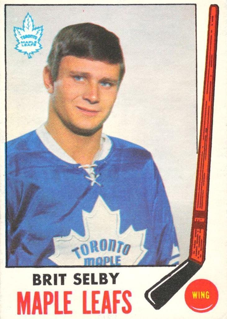 1969 O-Pee-Chee Hockey Brit Selby #48 PSA 6
