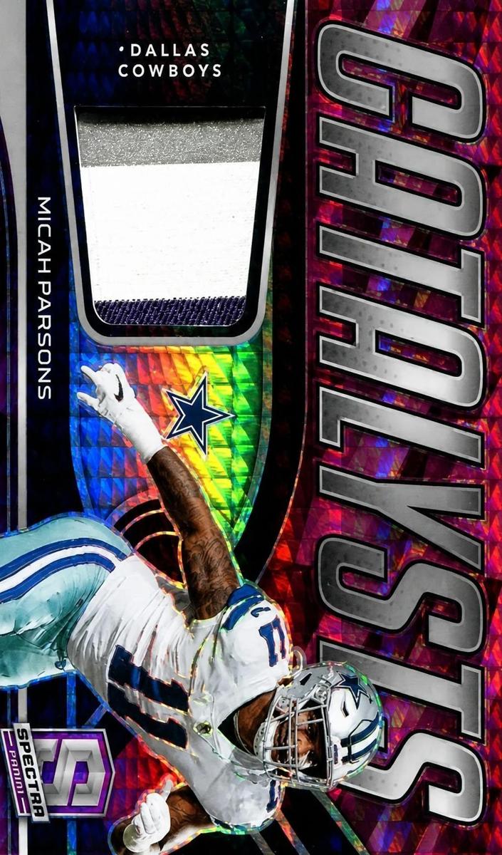 2022 Panini Spectra Football Neon Pink Micah Parsons #BRL-MPA