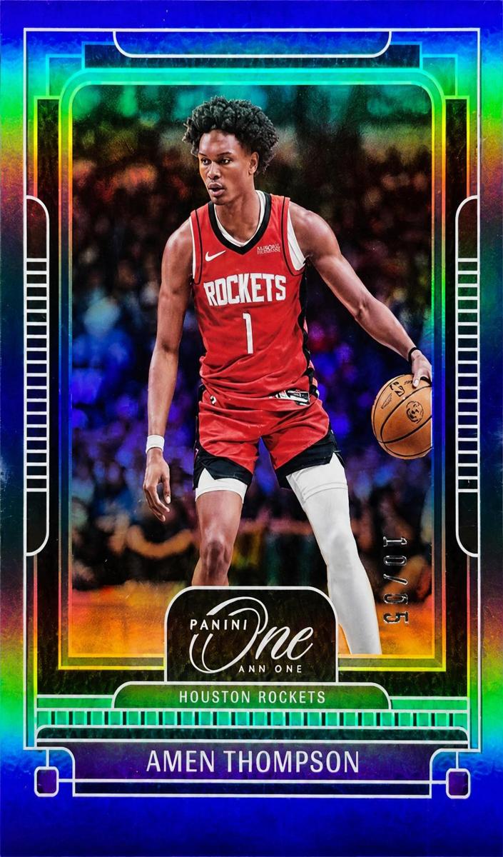 2024 Panini One and One Basketball Blue Amen Thompson #44