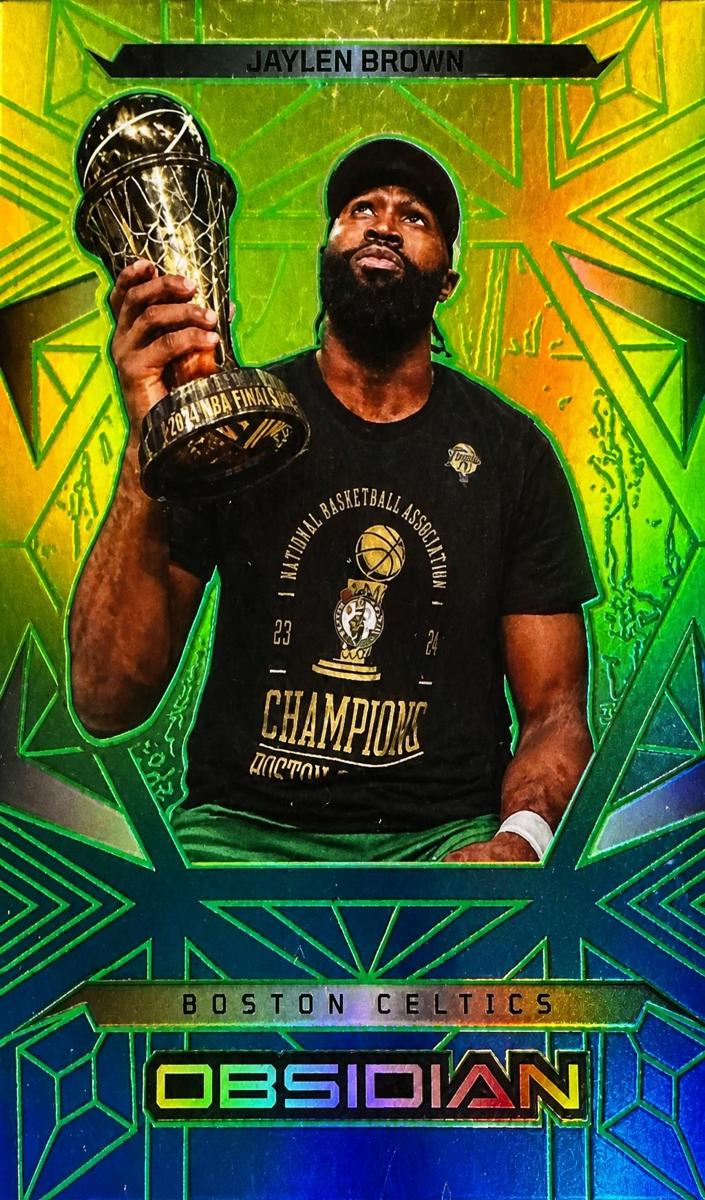 2024 Panini Obsidian Basketball Jaylen Brown #186